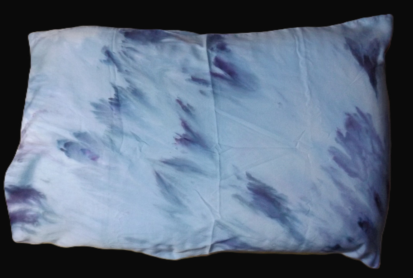 Bedding Ice Tie-dye 3-piece Twin Sheet Set Winter Blue Twist