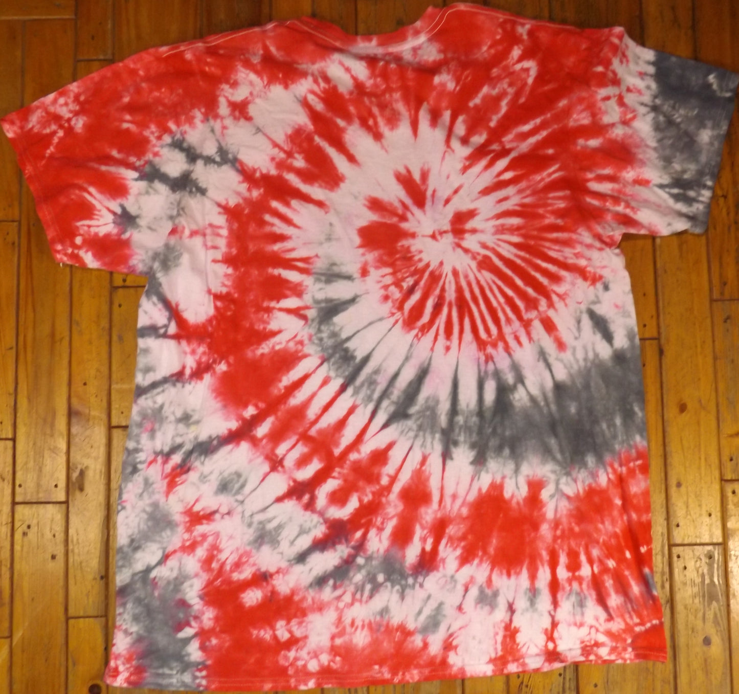 Spiral Tie-dye 2X Crew Neck T-shirt Tampa Bay Bucs Colors