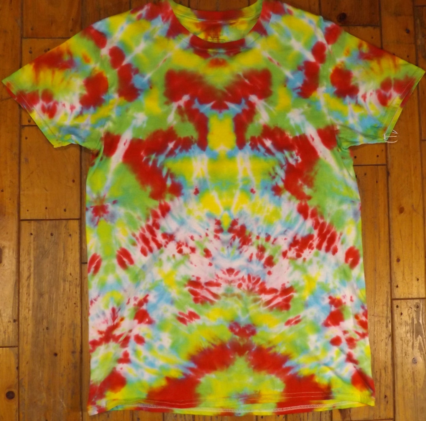 Star Tie-dye Medium Crew Neck T-shirt Star