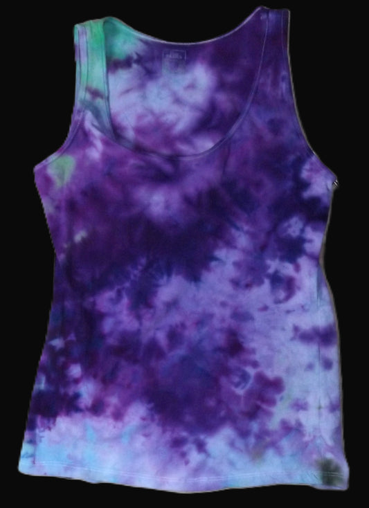 Tank top Scrunch Tie-dye Women’s Large Purple Scrunch