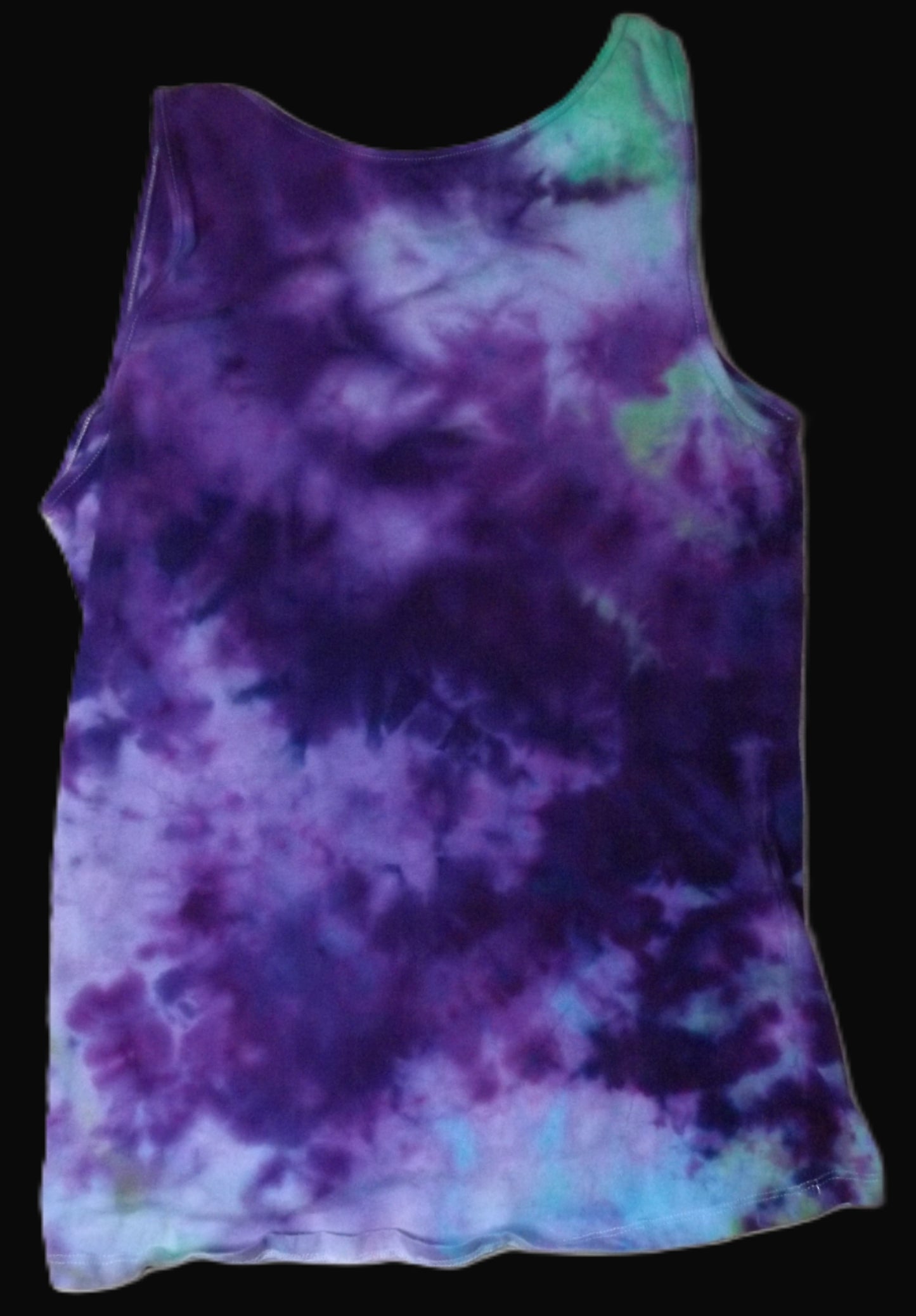 Tank top Scrunch Tie-dye Women’s Large Purple Scrunch