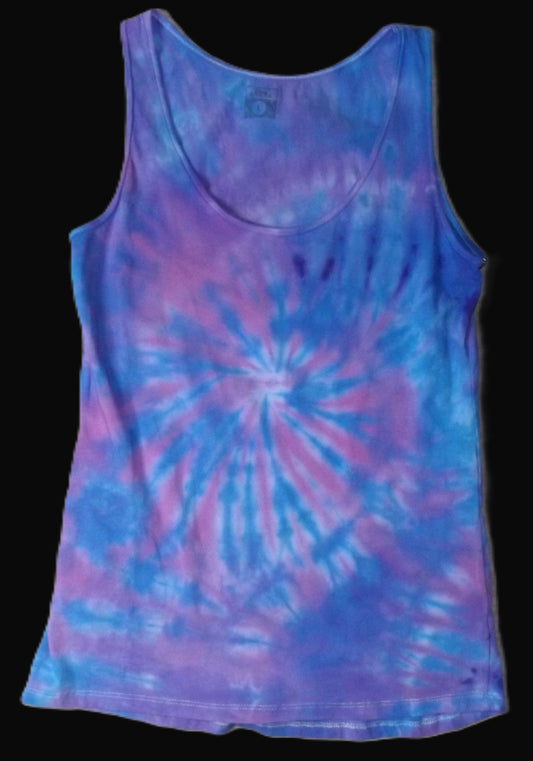 Tank top Spiral Tie-dye Women’s Large Pink & Purple Spiral
