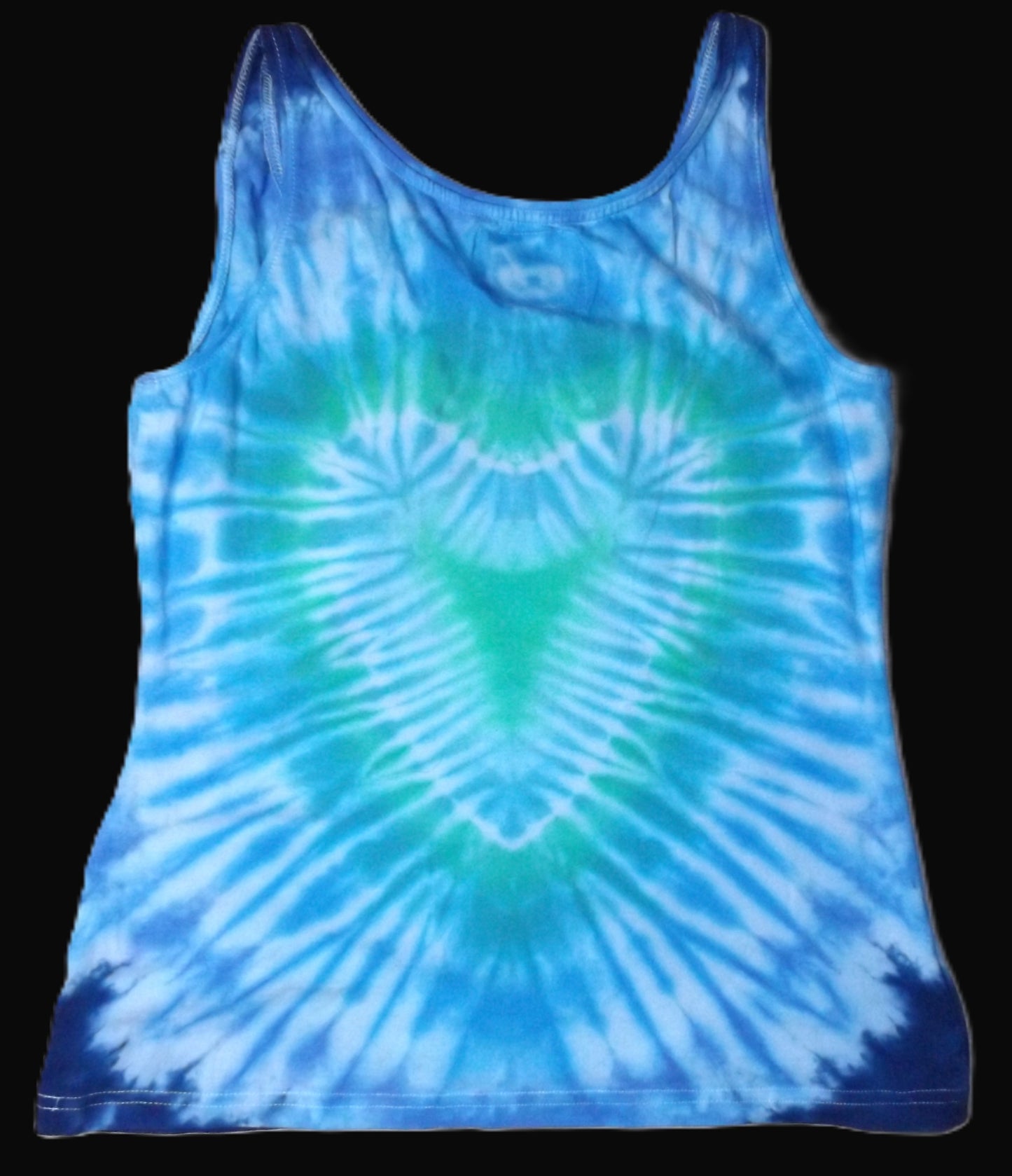 Tank top Heart Tie-dye Women’s XL Turquoise Heart