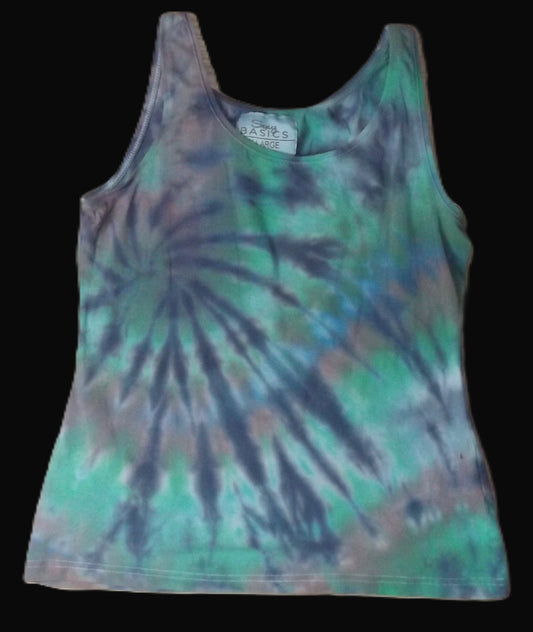 Tank top Ice Tie-dye Women’s XL Multi-Color Twist