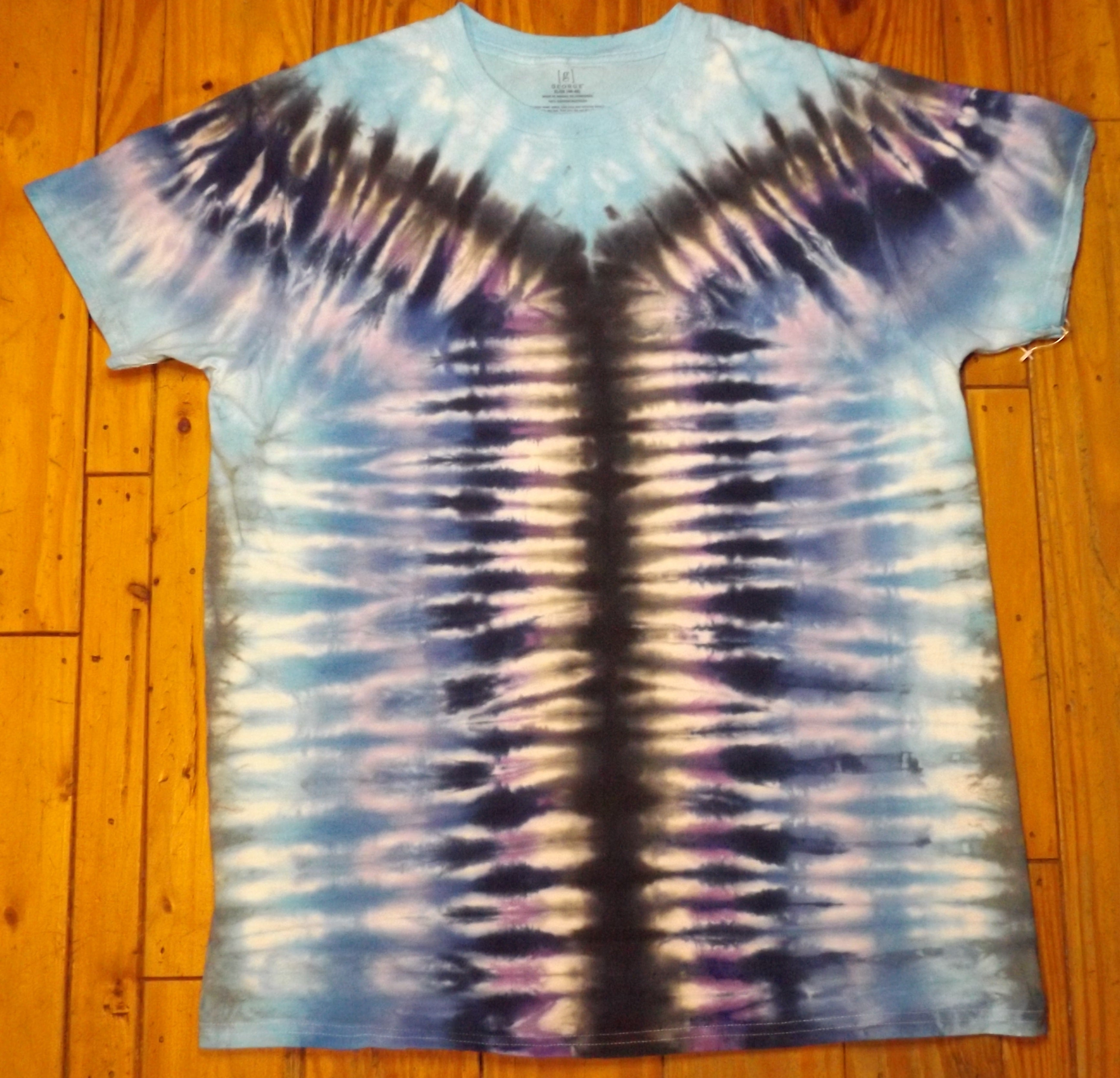 Outlet Tie Dye Mirror T shirt (XL)