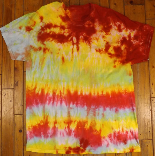 Jigjag Tie-dye XL Crew Neck T-shirt Whimsy Vibes