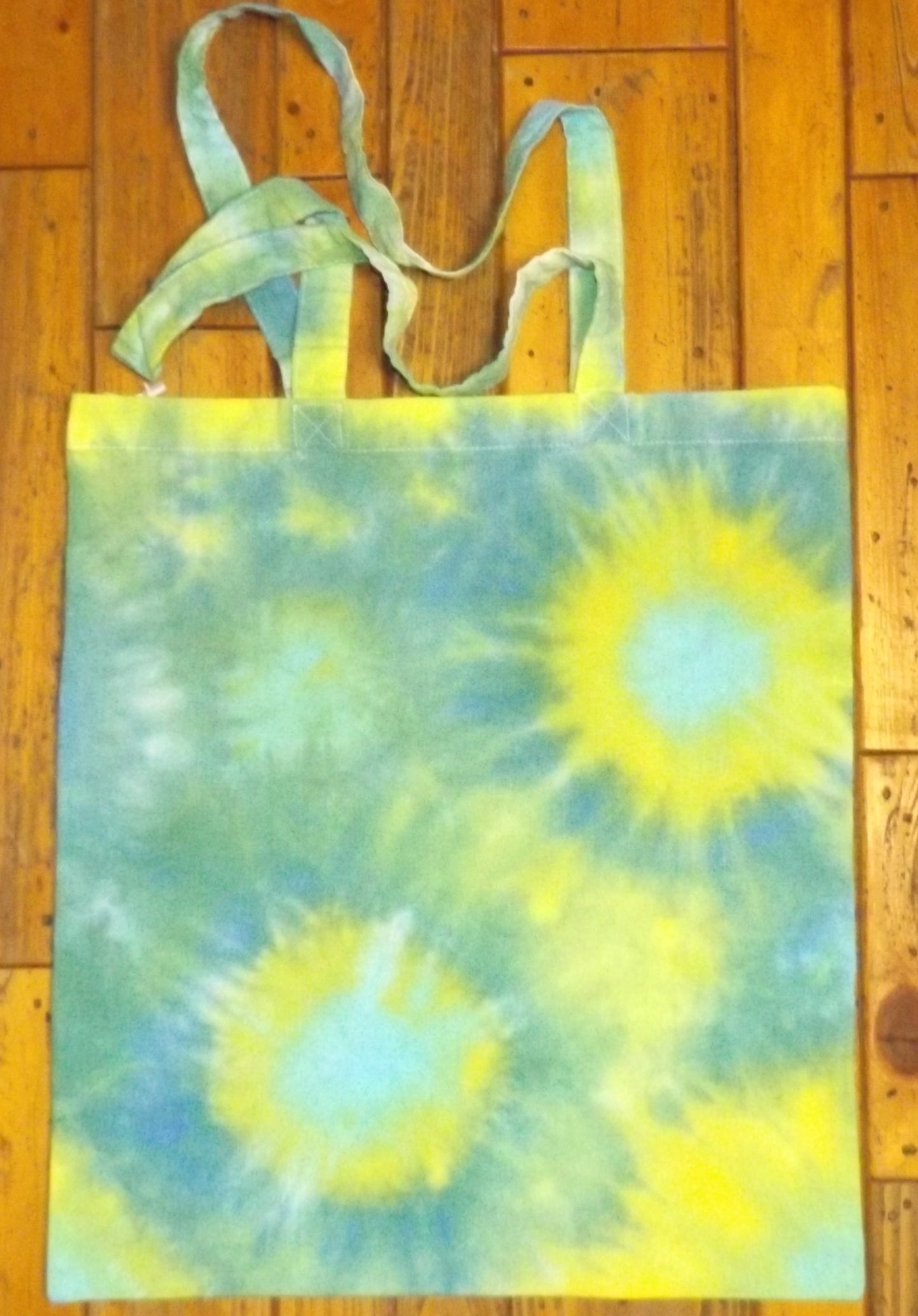 Tote Bag Tie-dye 14x16 Blue Summer