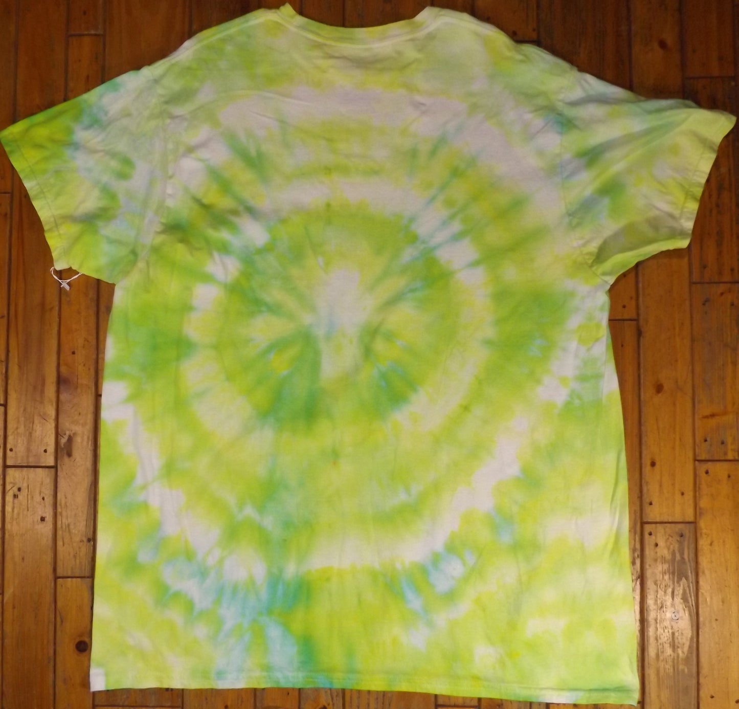 Geode Tie-dye 2X Crew Neck T-shirt Green Peace