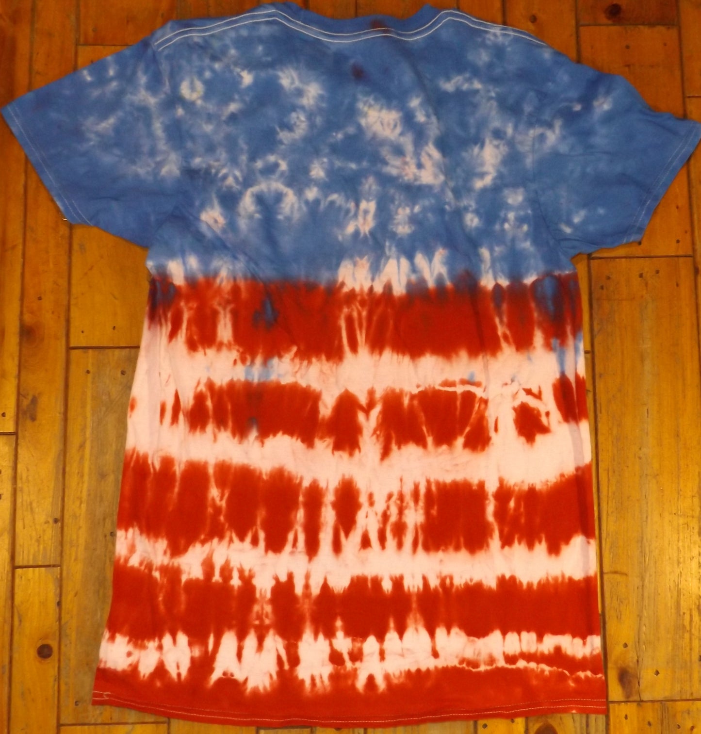 Jigjag Tie-dye Medium Crew Neck T-shirt American Color Series