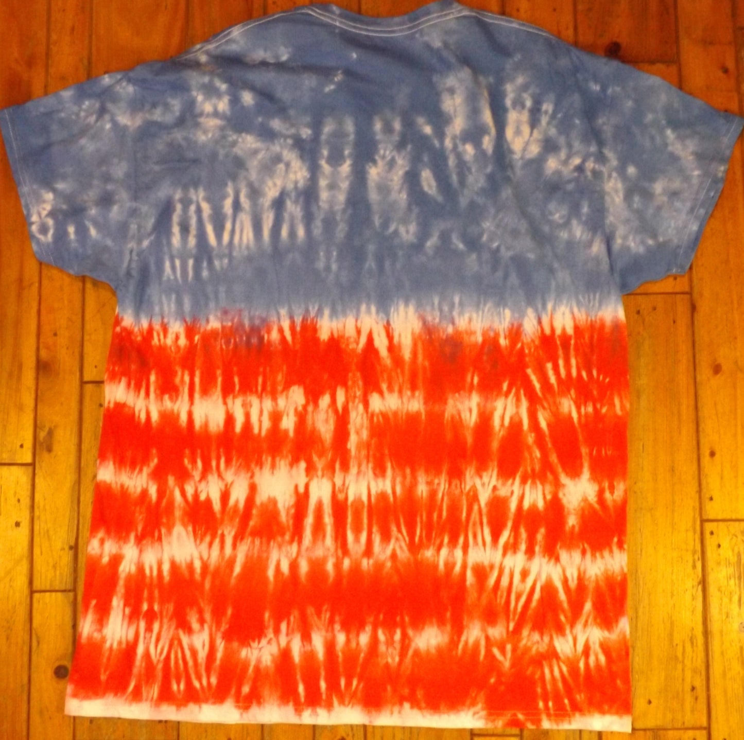 Jigjag Tie-dye XL Crew Neck T-shirt American Color Series