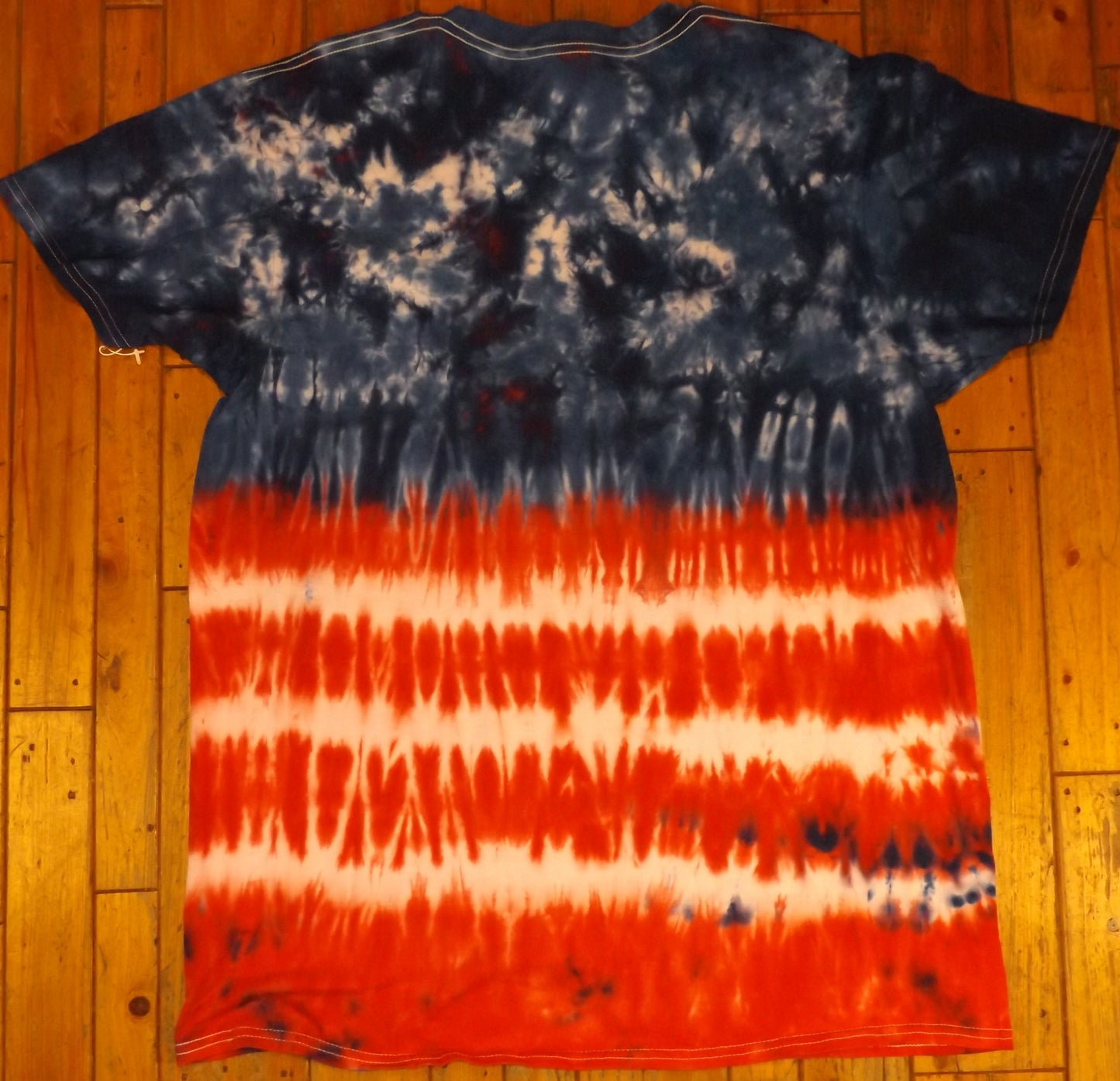 Jigjag Tie-dye XL Crew Neck T-shirt American Color Series