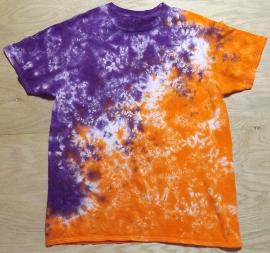 Pleat Tie-dye XL Crew Neck T-shirt Go Clemson